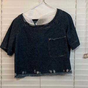 Rachel Comey Dark Blue Denim Top